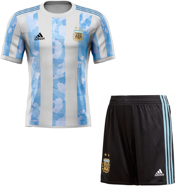 prima maglia argentina bambino 2021-2022
